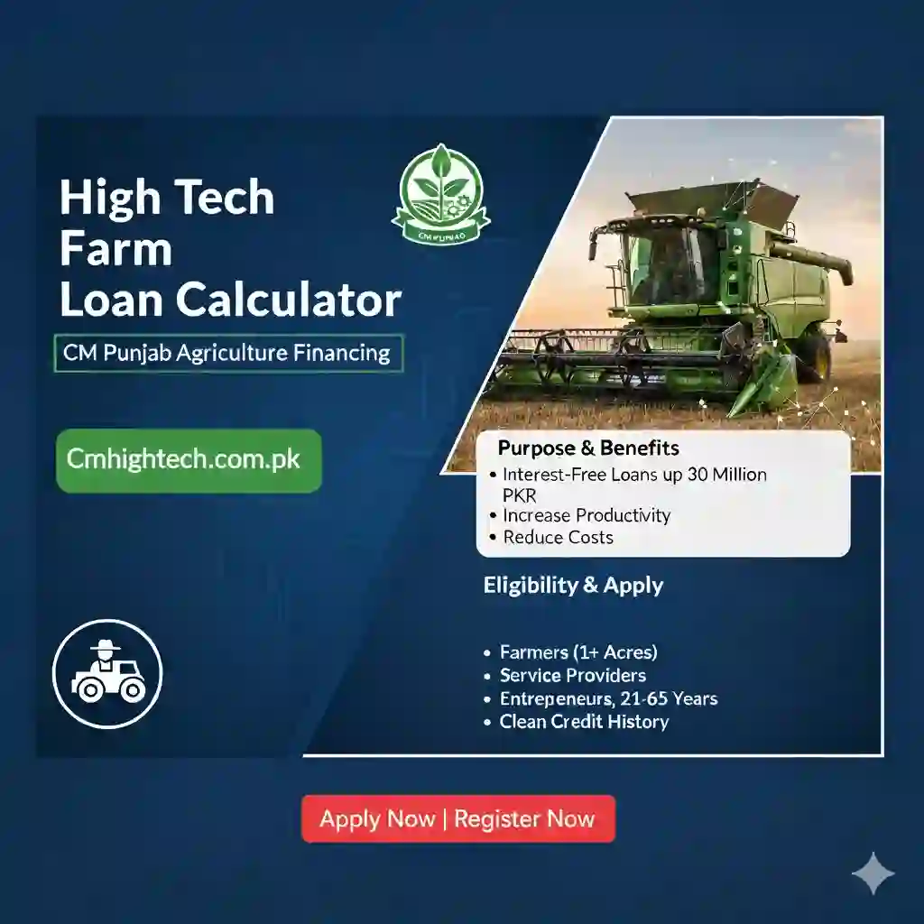 CM Punjab Agriculture Financing & Installments