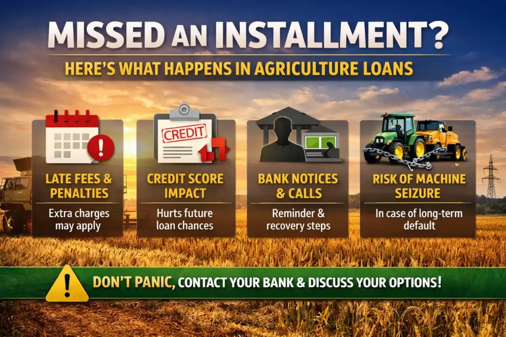 Missed Installment Agriculture Loans